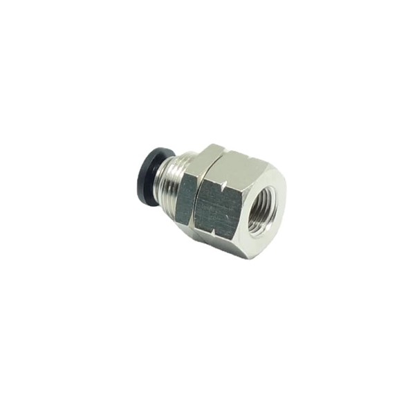 CDQBWKJGFJ 1 Piece Push to Connect Bulkhead Female Fittings 1/4"