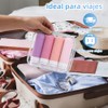 Kit de Viaje 18 Piezas Botellas de Silicona,Envases para Viaje