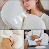 Portable Pregnancy Pillow – W Shaped Maternity Support for Side