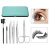 6pcs / Set Professional Eyelashes Extension Tool Kit Tweezers Scissors