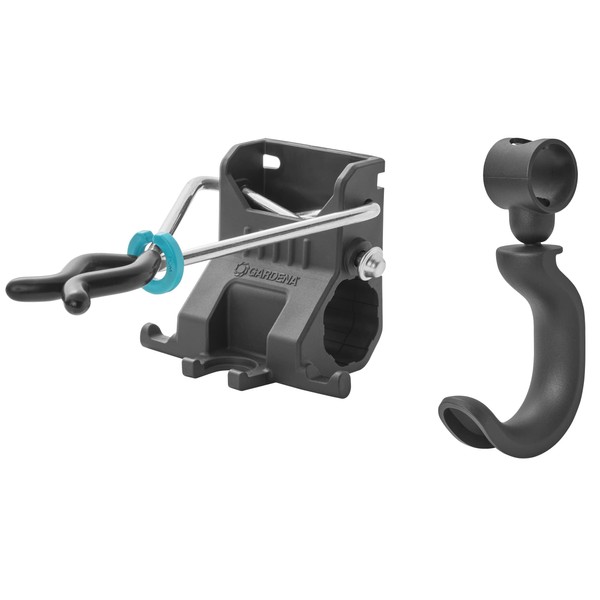 GARDENA Set of Single Holders and Single Hooks: Brackets for