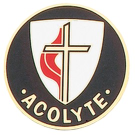 Terra Sancta Guild Acolyte Lapel Pin - Black, Classic Style