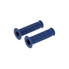 Set of rubber for throttle grip and grip waffle pattern,