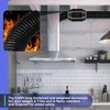 Zrigiwr 4 in 6.55 FT（200cm）Dryer Vent Hose, Flexible dryer duct