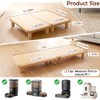 SZEE 2Pcs Cat Food Stand for Dual-head Automatic Feeder &