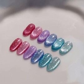 Kiss New York Love Hawaii Reflective Glitter Gel Magnet Gel Single Item / 키스뉴욕 럽하와이 반사 글리터젤 자석젤 단품