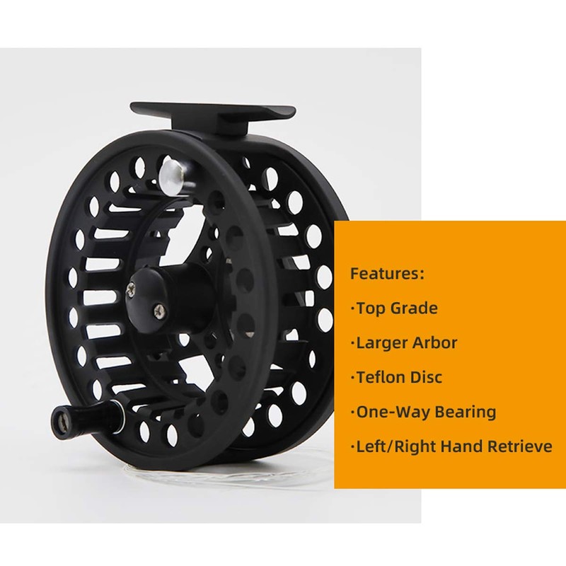 AnglerDream Die Casting Fly Fishing Reel ALC Reel Large Arbor