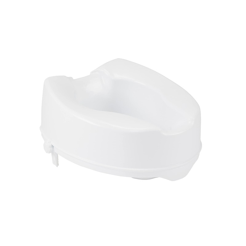 Drive Medical 12066 Premium Raised Toilet Seat, Standard Seat, White