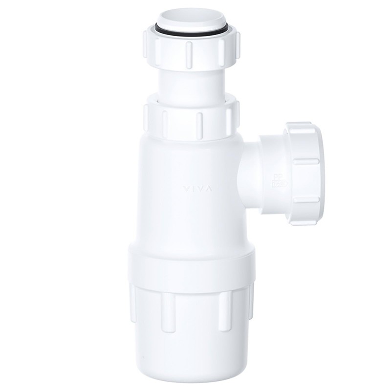 SPARES2GO Telescopic Drain Bottle Trap for Bathroom Kitchen Sink Urinal