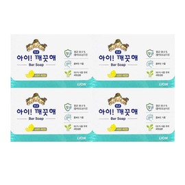 Kids Clean Soap Refreshing Lemon Scent 100g x 4 / 아이 깨끗해 비누 상큼한 레몬향 100g x 4개