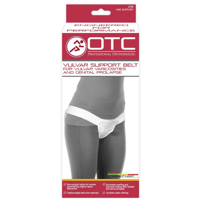 OTC Vulvar Support Belt for Women, Varicosities, Organ and Genital