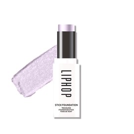 aopoka 2-in-1 Eyeshadow & Highlighter, Beaglo Stick, Radiance, Stick Highlight, Glitter Sensation, Shiny Skin, 3D Sensation, High Moisturizing Balm Texture, Yebe, Portable, Glitter, Multi-functional