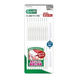 Gum Interdental Brush I Shape 20P Size SSS x 5 Pieces