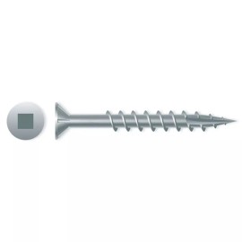Strong Point #8 x 1-5/8" SQUARE DRIVE FLAT HEAD ZINC PARTICLE BOARD SCREWS 5,000ct | XQ826NZ