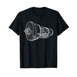 Aircraft Jet Engine Airplane t-shirt T-Shirt