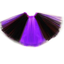 DMLBC Thanksgiving Orange Yellow Tutu Skirt for Girls Women Princess Kids/Teen Turkey Costume