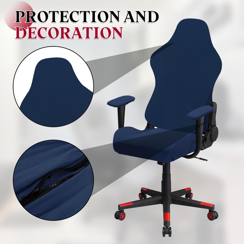 sourcing map Gaming Chair Covers, Stretchable Office Computer Chair Slipcover