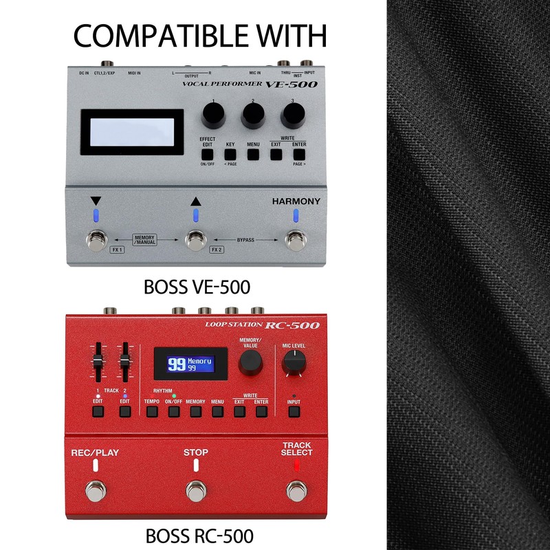 Musiin Vocal Performer Case Compatible with Boss VE-500 Vocal Effects,