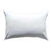 Pillowcase 35 50 Zipper Made in Japan Cotton Solid White