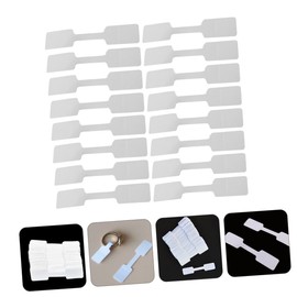 OHPHCALL 3sets Price Display Labels for Jewelry Blank Sticker Jewelry Price Tags No Tools Needed 200pcs*3