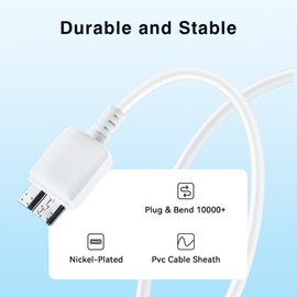 CJP-Geek 3ft Micro USB 3.0 Cable Cord Compatible with Canon EOS5D EOS 5D Mark IV 5D MK4