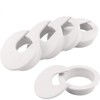 2" White Desk Grommet, Plastic Wire Organizers, Computer Cable Hole