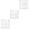 NUOBESTY 36 Sheets Desk Calendar Stickers Note Pads Labels Notepads