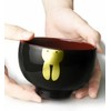 Echizen Lacquerware Children's Tableware, Rabbit Baby Bowl, Set of Spoons,