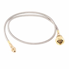 Camping Gas Adapter with Flexible Extend Hose – Stove Converter for German LPG Ideal for Connecting Gas Canisters to Stoves, Fuel Connection for Outdoor Cooking and Camping Adventures