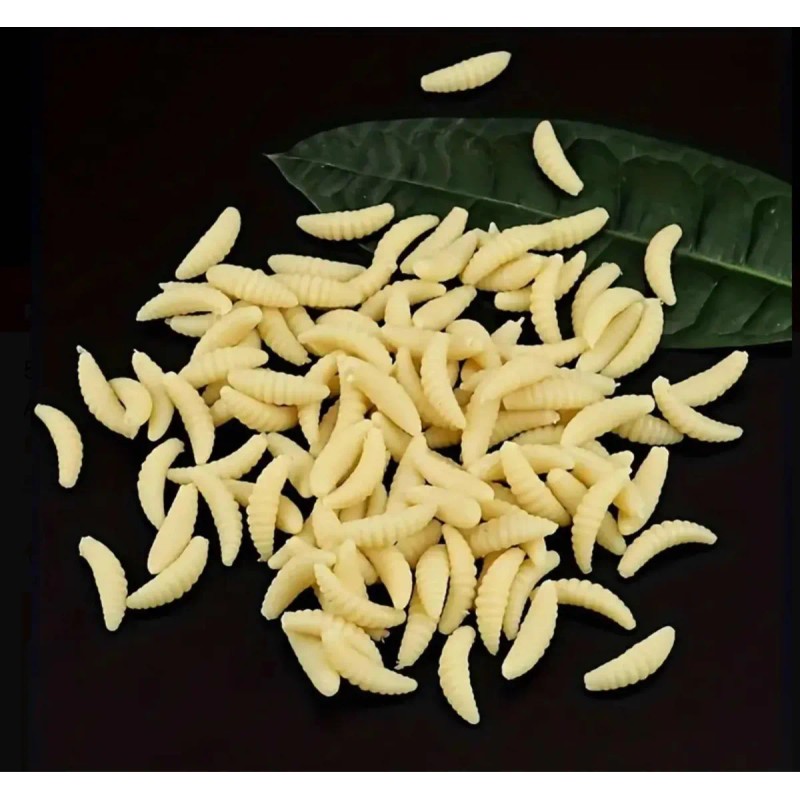 50 Pc Señuelo Gusano Sin Anzuelo Efectivo 2cm