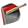 Peggy Perfect 3185 Construction Site Dust Pan and Brush, Red