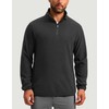 G Gradual Mens Quarter Zip Pullover Golf Fleece with 2