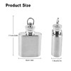 Stainless Steel Hip Flask and Funnel Set, Portable Leak-proof Flask,