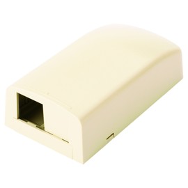 Panduit CBX2EI-AY 2-Port Surface Mounting Box for LD3/LDP3/LD5/LDP5 Fitting, Electric Ivory