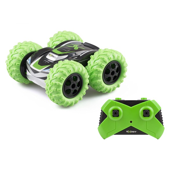 Exost Silverlit Remote Controlled Off-Road Vehicle 360 Cross Green - for Children from 5 Years - 4x4 Ride on 2 Sides with 360° - Environmentally Friendly, Easy to Open Packaging - 54728