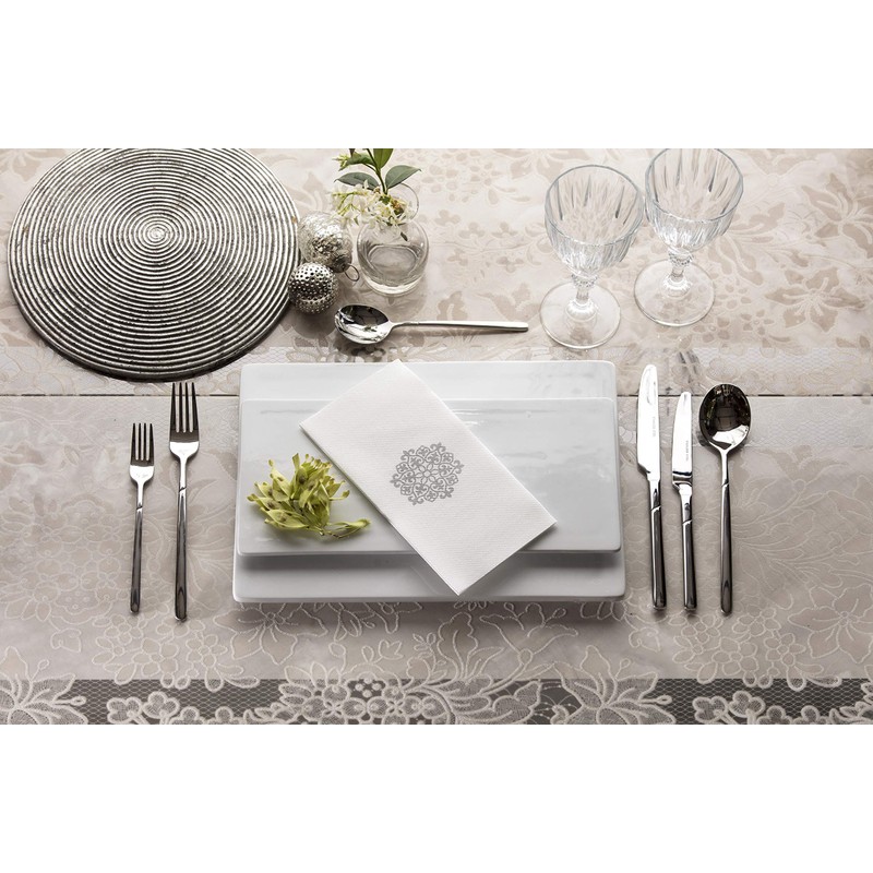 Linen-Feel Guest Towels | Decorative Bathroom Napkins | Soft, Absorbent