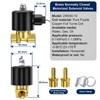 TAILONZ PNEUMATIC 3/8 Inch BSP 110V Brass Electric Solenoid Valve