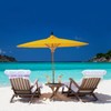 4Pcs Beach Towel Clips for Chair HADEEONG Seashell Towel Bands