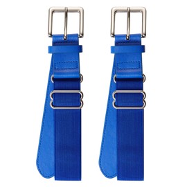 Youper Elite Baseball/Softball Belt, Youth & Adult Sizes (Royal - 2 Pack, Youth)