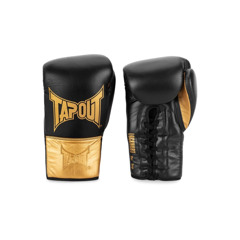 Tapout Lockhart 960011 Leather Boxing Gloves 08 oz R Black