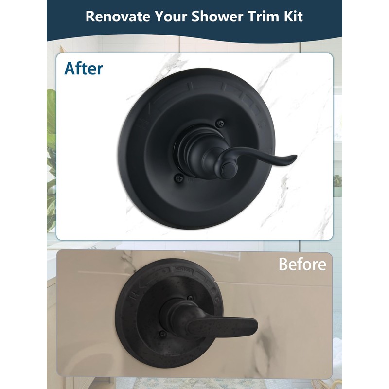 Shower Handle Replacement, Compatible for Delta 13/14 & 1300/1400 Series