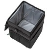 Bonform 7254-72BK Ripleve Multi-functional Dust Box, Black, Waterproof Material, Pocket,
