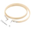 TAICHEUT 30Pcs 4 Inch Small Bamboo Embroidery Hoops, 10cm Mini