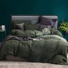ECOCOTT Army Green Duvet Cover California King Size - 100%