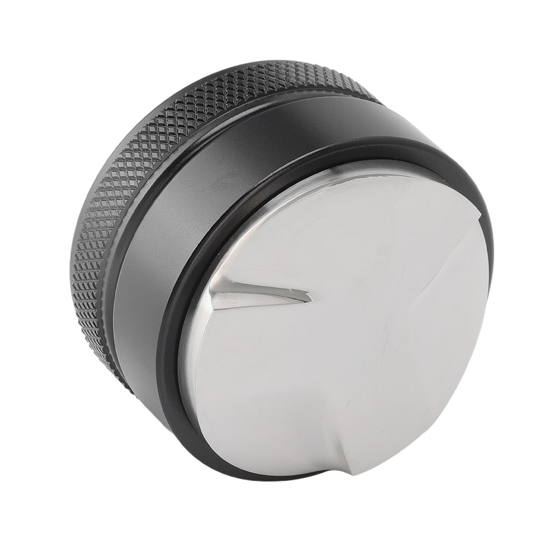 Coffee Distributor Adjustable Depth Tamper Press Hammer Distribution Tool for