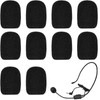 LICQIC 10 Pcs Headset Microphone Foam Cover, Mini Windscreens Sponge,