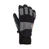 Carhartt mens Waterproof Thermal Lined Secure Cuff Glove, Steel Black,