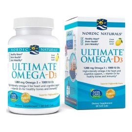 Omega 3 Dha 1280 Mg + D3 1000 Ui 60 Softgel Nordic Naturals