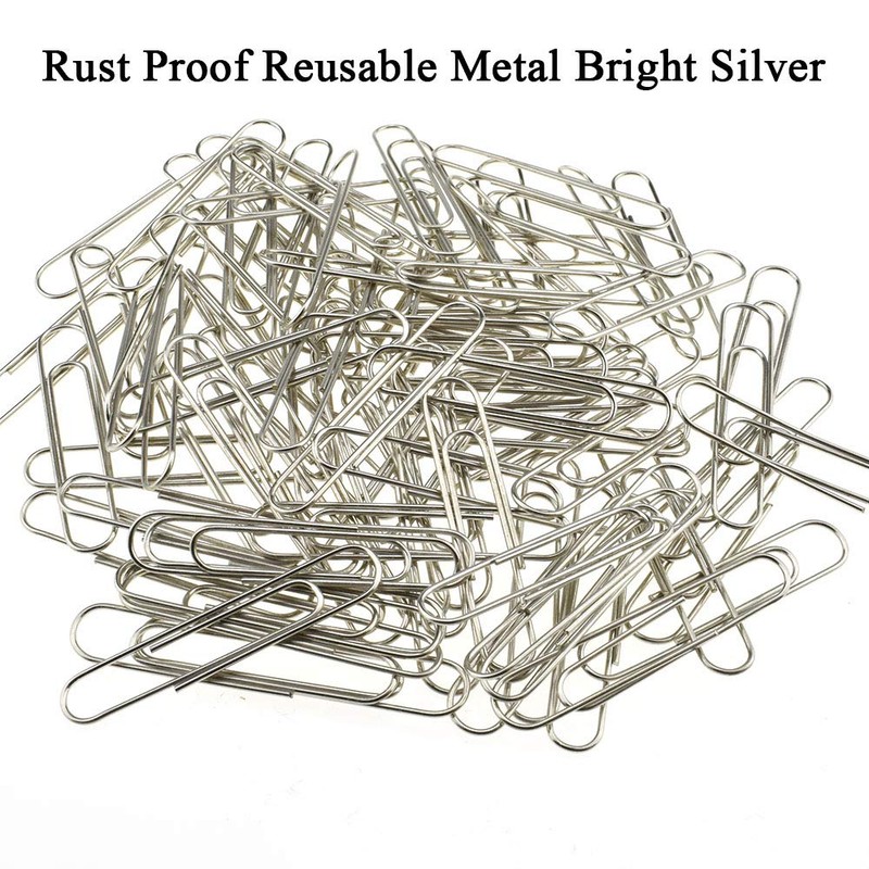 HAHIYO Paper Clips Sturdy 2 inches Length 100 Pack Paperclips