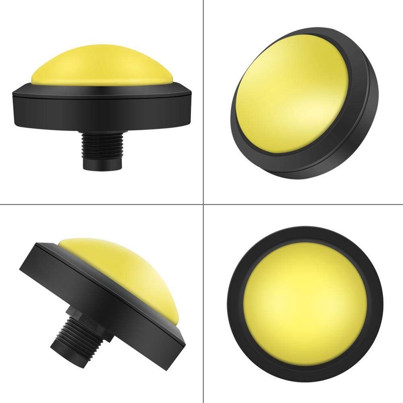 LED Arcade Button - LED Convex Console Replacement 100mm High
